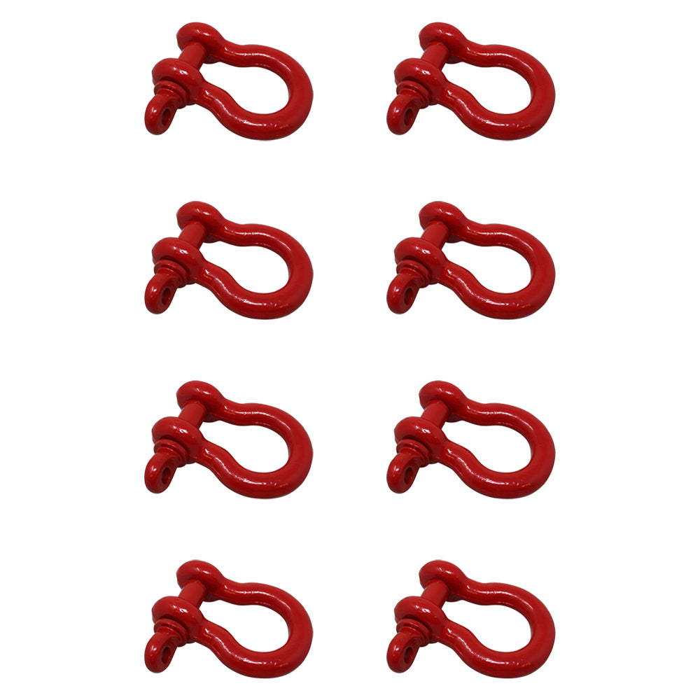 8x 3/4" Shackle Screw Pin Clevis Anchor Bow Shackles f Sling Cable Chain Rigging