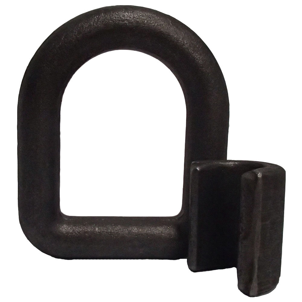 1" Diameter D-Ring with Weld-On Mounting Bracket 15,000 lbs. SWL B50