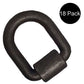 18 Forged 1" Weld On D Ring Trailer Truck Chain Tie Down Towing Rings 15,000 WLL