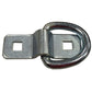 1 - 3/8" Bolt on D Ring Rope Chain Tie Down 5000# Steel Trailer Flatbed