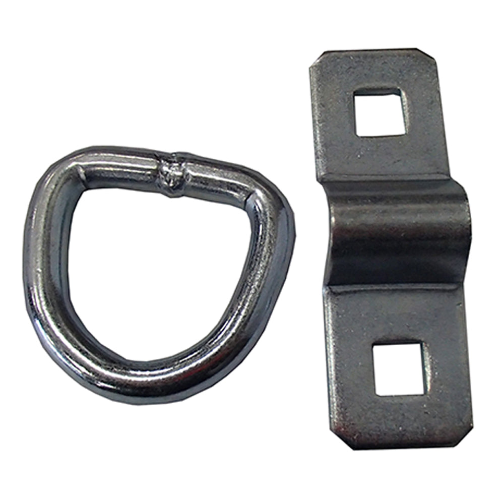 SR15 One (1) NEW D-Ring (3/8" Bolt-on) For Car, Truck, Trailer, Camper, Wrecker