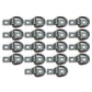 Qty 18: 3/8" Bolt-on D-Ring Fits Universal Products Replaces SR15