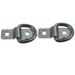 Qty 2: 3/8" Bolt-on D-Ring Fits Universal Products Replaces SR15