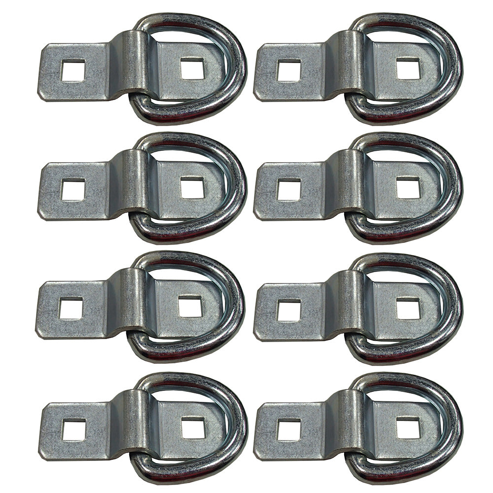 Qty 8: 3/8" Bolt-on D-Ring Fits Universal Products Replaces SR15