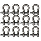Dozen (12) 3/4" Shackles For Hauling Attaching Tie Down Anchor Restraint Loops