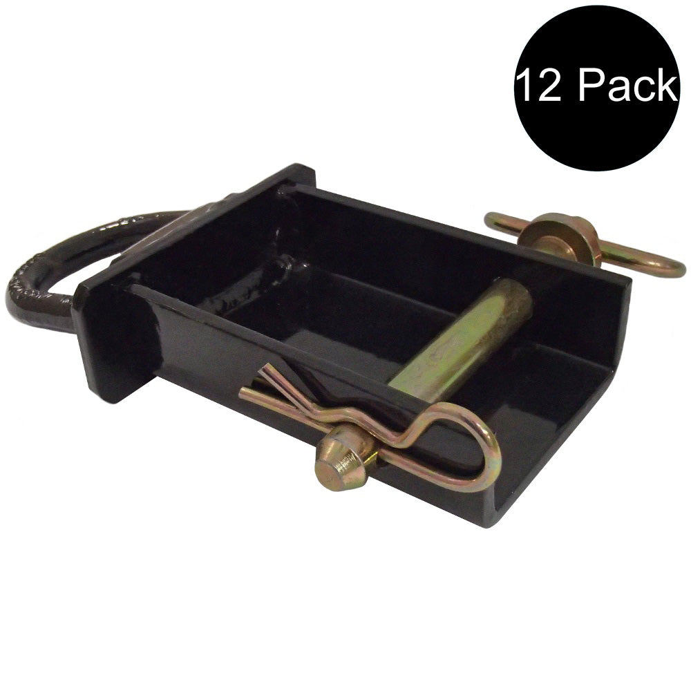12 Pack of Removable Stake Pocket D-Rings For Flatbeds Trucks and Trailers