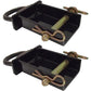 2 Heavy Duty Removable D-Ring Stake Pockets 12,000 Lbs. Trailer/Flat Bed PK-SPTD