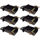 (6) D-Ring Stake Pockets Removable for Trailer Tie Down Transport Anchor Point