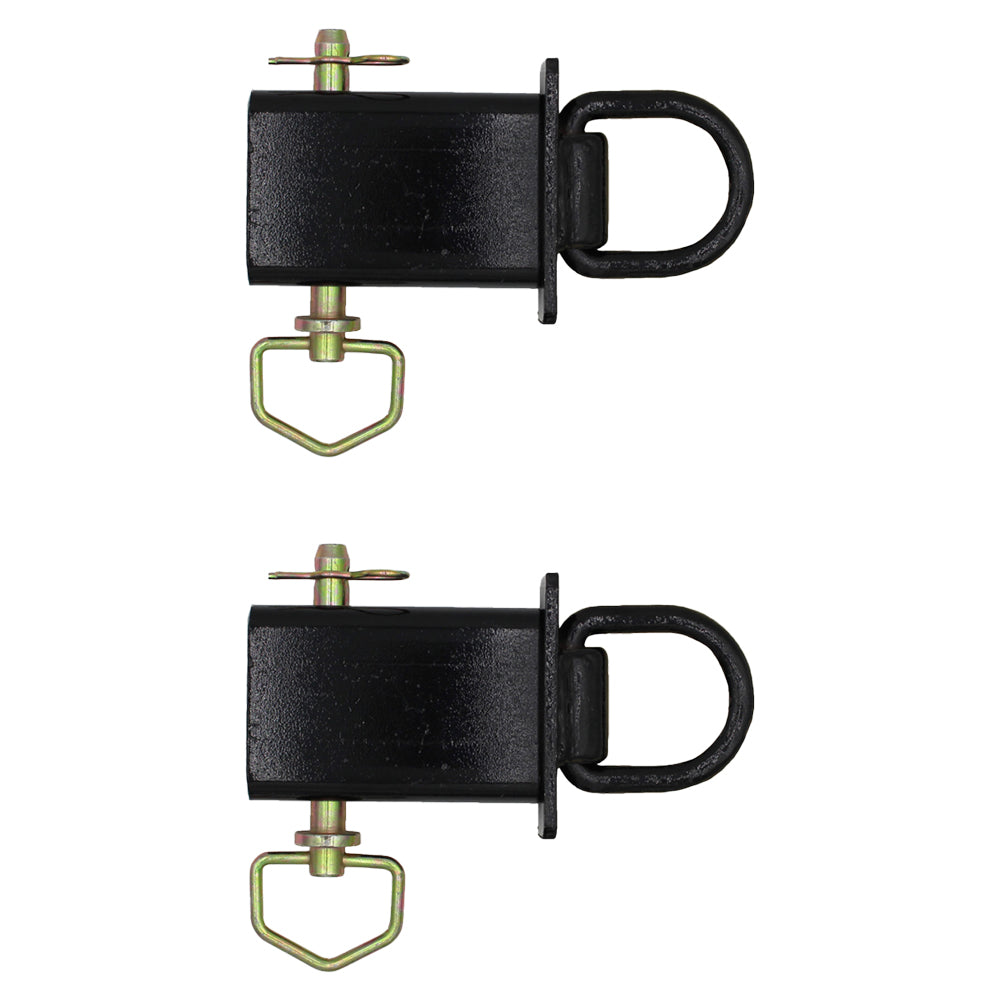 2 Heavy Duty Removable D-Ring Stake Pockets 12,000 Lbs. Trailer/Flat Bed PK-SPTD