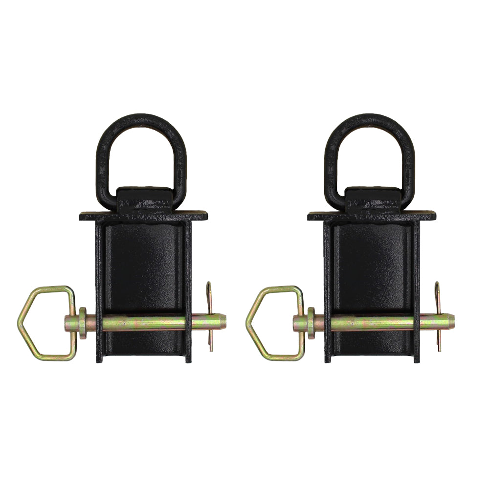 2 Heavy Duty Removable D-Ring Stake Pockets 12,000 Lbs. Trailer/Flat Bed PK-SPTD