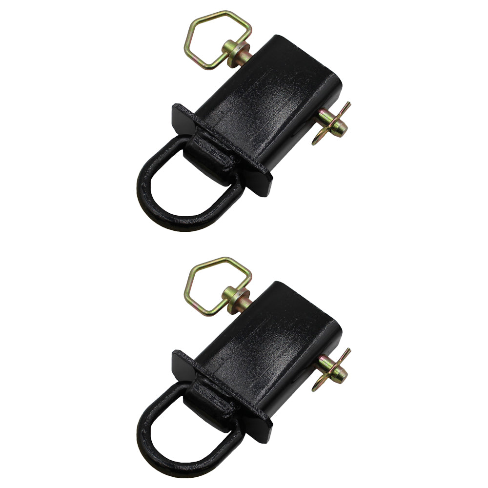 2 Pack Trailer Stake Pocket D-Rings for Flatbed Utility Capacity 12000#s