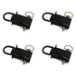 Set of Four Stake Pocket D-Rings PK-SPTD Secures Cargo by Adding Tie-Down Points