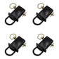 Set of Four Stake Pocket D-Rings PK-SPTD Secures Cargo by Adding Tie-Down Points