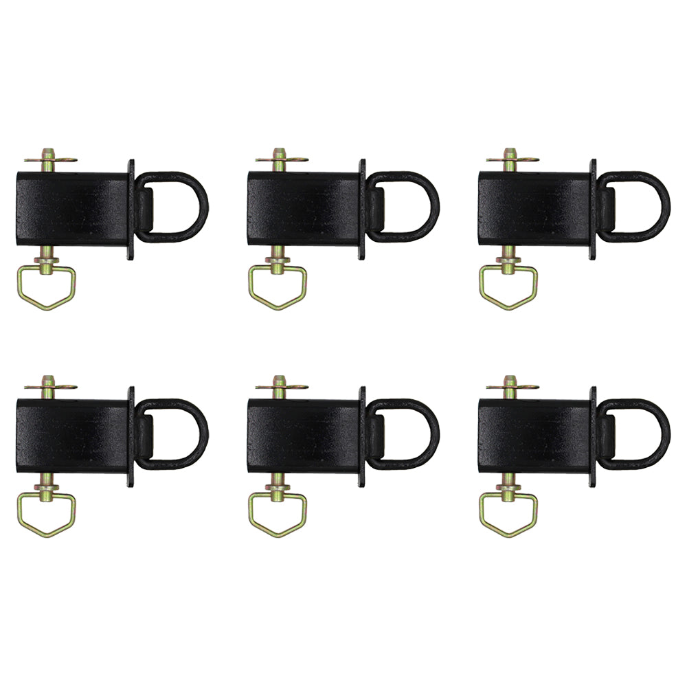 Six Stake Pocket D-Rings PK-SPTD Adds Fast Easy Tie-Down Points & Secures Cargo