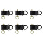 Six New Removable Stake Pocket D-Rings for Flatbed & Utility Trailers w/ Pockets