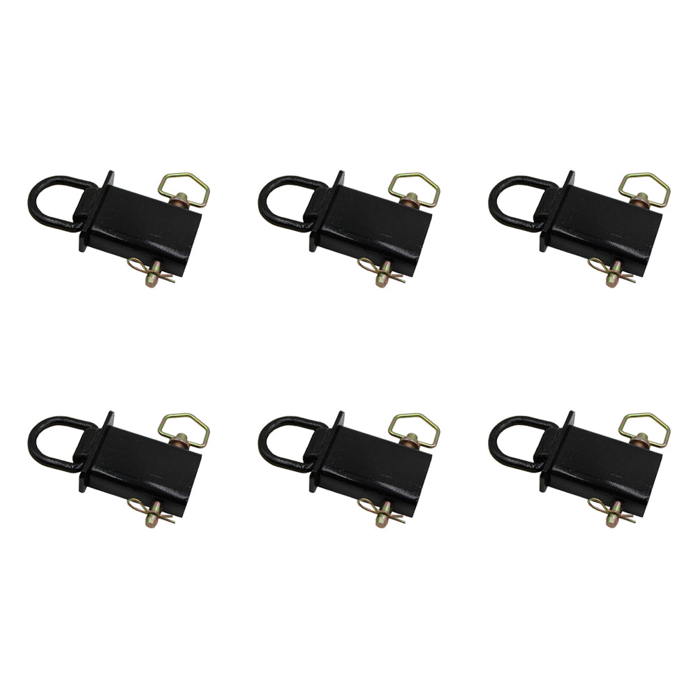 Six Stake Pocket D-Rings PK-SPTD Adds Fast Easy Tie-Down Points & Secures Cargo