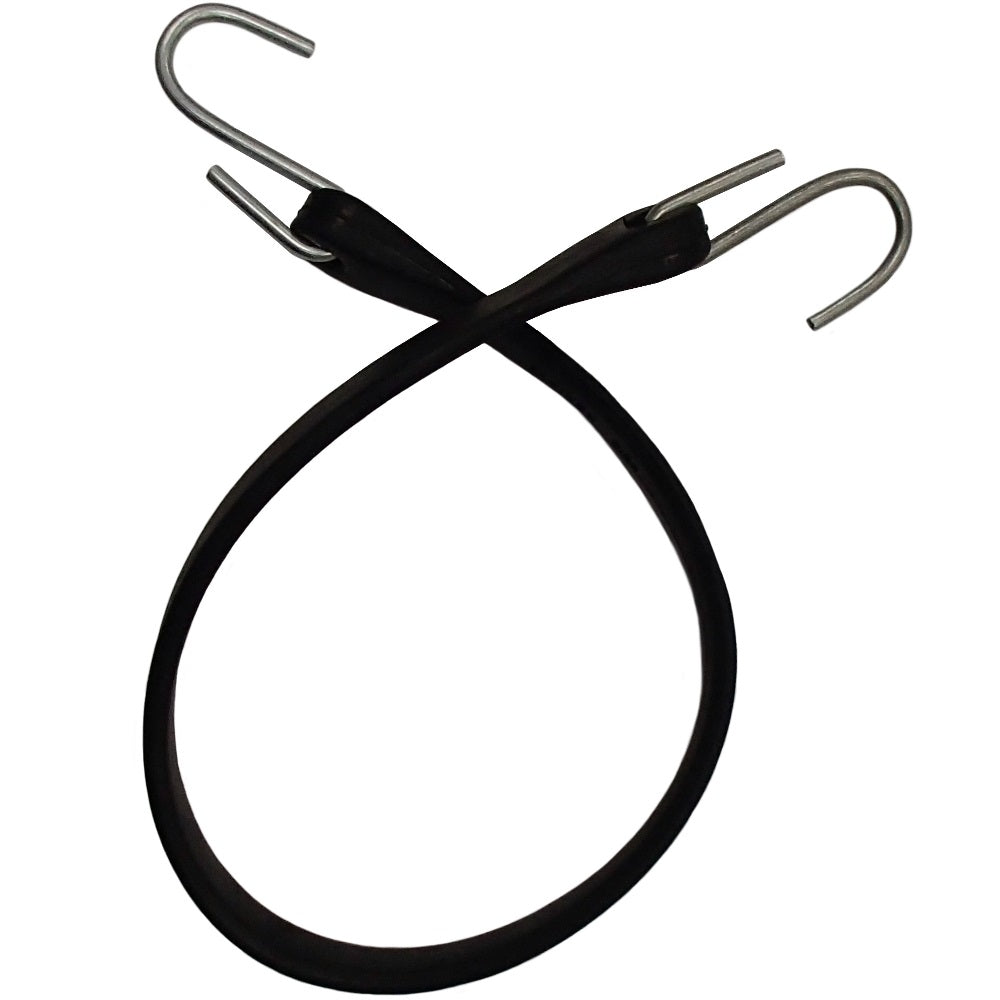 New 21" Rubber Tarp Strap Heavy Duty w/ Hooks Natural Stretch Fasten Bungee Cord