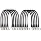 10 PACK 21" Heavy Duty Tarp Straps Tie Down Bungee Cords S-Hook Boat Covers
