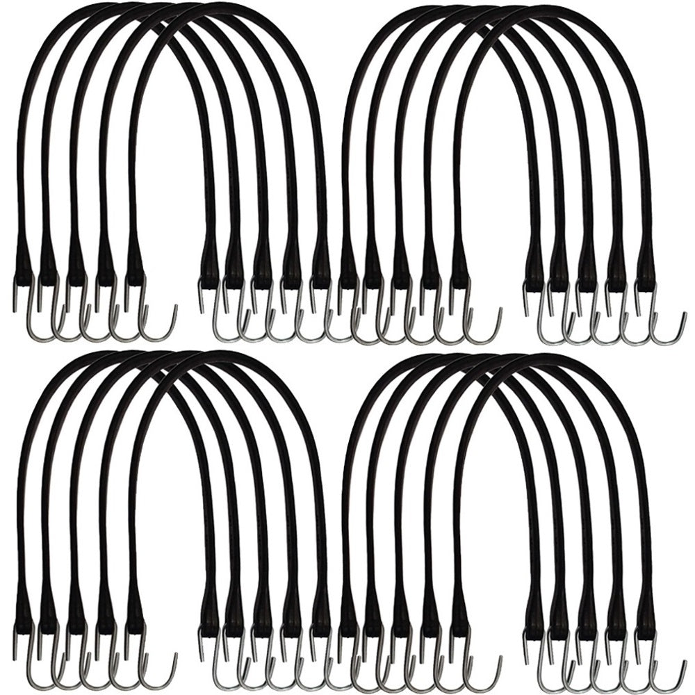 20 Heavy Duty Tarp Tie Down 21" Bungee Straps for Cargo Truck Trailer Flatbeds