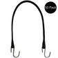 50 Tarp Straps, 21" Natural Rubber Bungee Cord Flatbed/Canvas Strap Tie-Downs