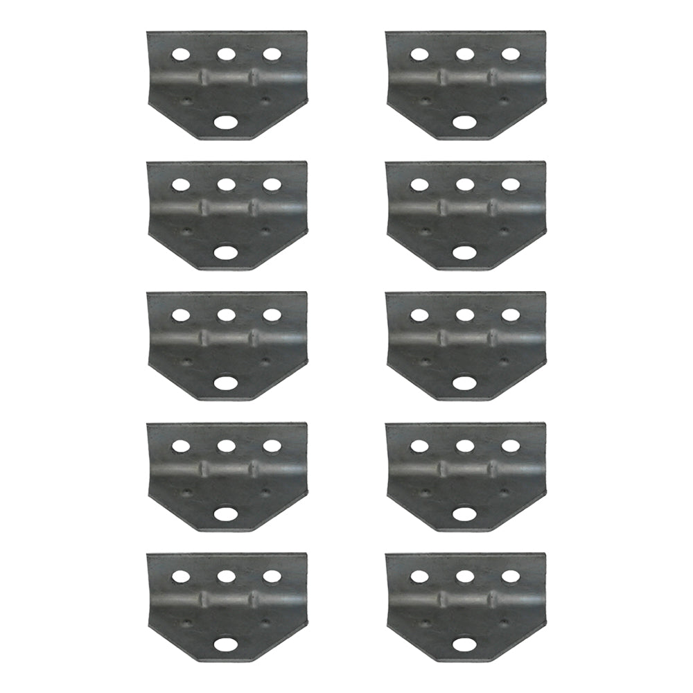Set/10 Galvanized Swivel Top Boat Trailer Top Angle Brackets for Bunk Boards