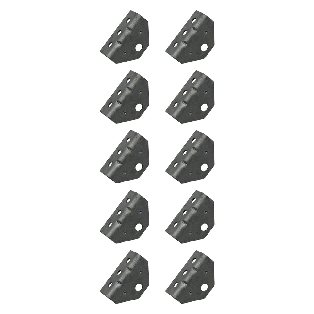 Set/10 Galvanized Swivel Top Boat Trailer Top Angle Brackets for Bunk Boards