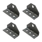 Set/4 Galvanized Swivel Top Boat Trailer Top Angle Brackets for Bunk Boards