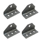 4 Brackets Top Angle Swivel Top for Boat Trailer Bunk Board Mounts