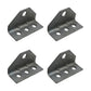 Set/4 Galvanized Swivel Top Boat Trailer Top Angle Brackets for Bunk Boards