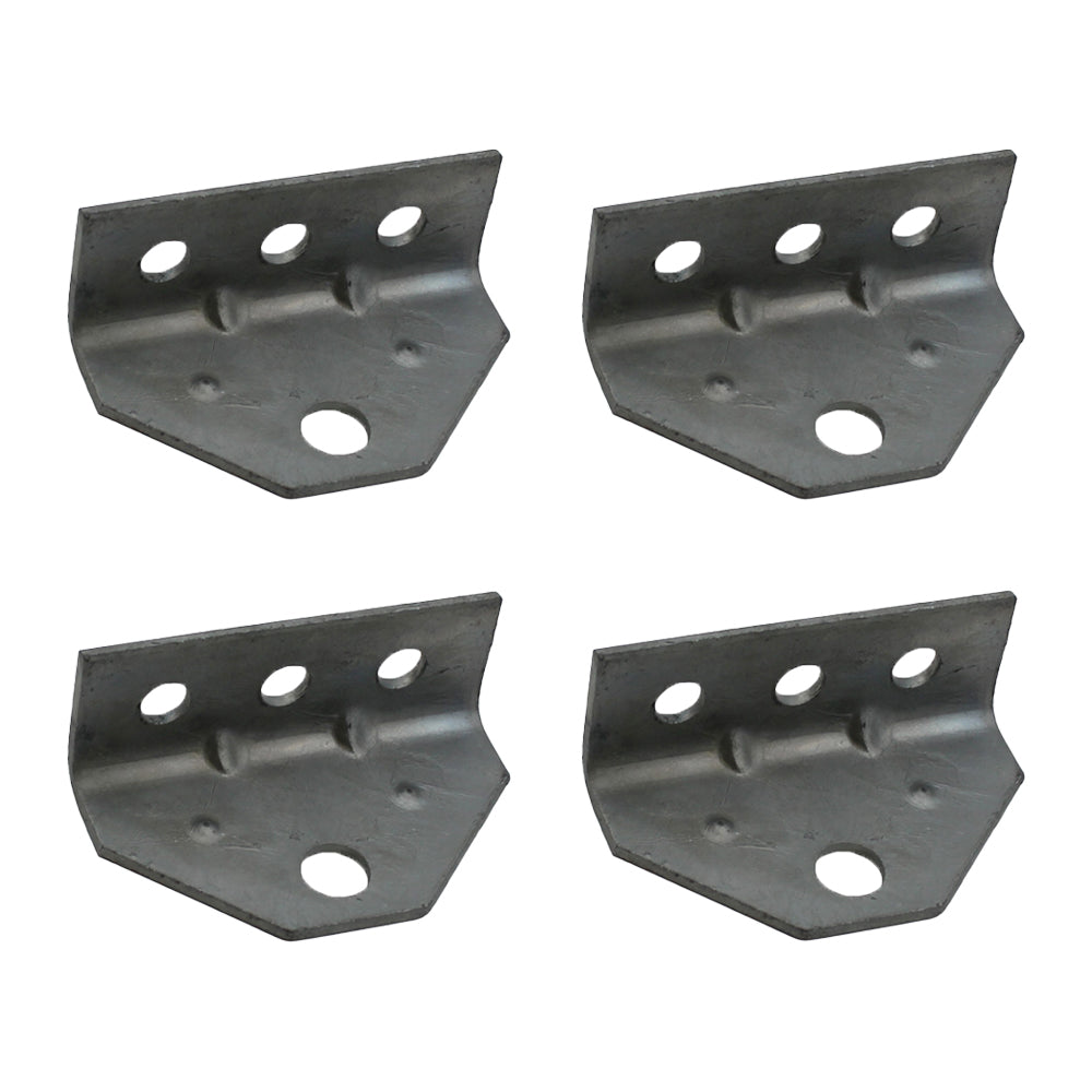 Set/4 Galvanized Swivel Top Boat Trailer Top Angle Brackets for Bunk Boards