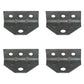 4 Brackets Top Angle Swivel Top for Boat Trailer Bunk Board Mounts