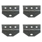 Set/4 Galvanized Swivel Top Boat Trailer Top Angle Brackets for Bunk Boards