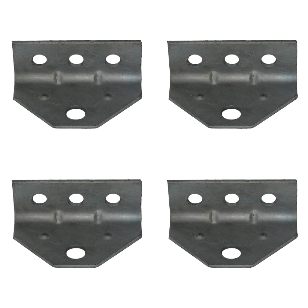 Set/4 Galvanized Swivel Top Boat Trailer Top Angle Brackets for Bunk Boards