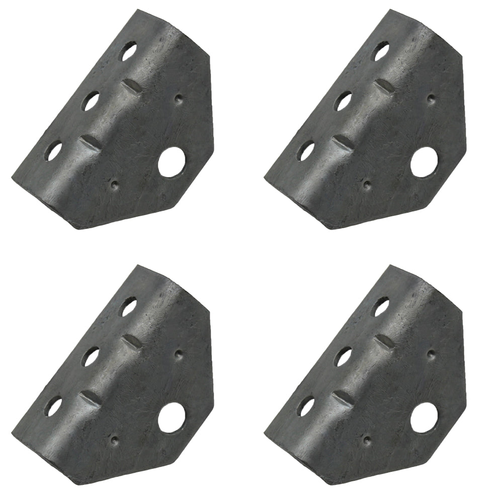 Set/4 Galvanized Swivel Top Boat Trailer Top Angle Brackets for Bunk Boards