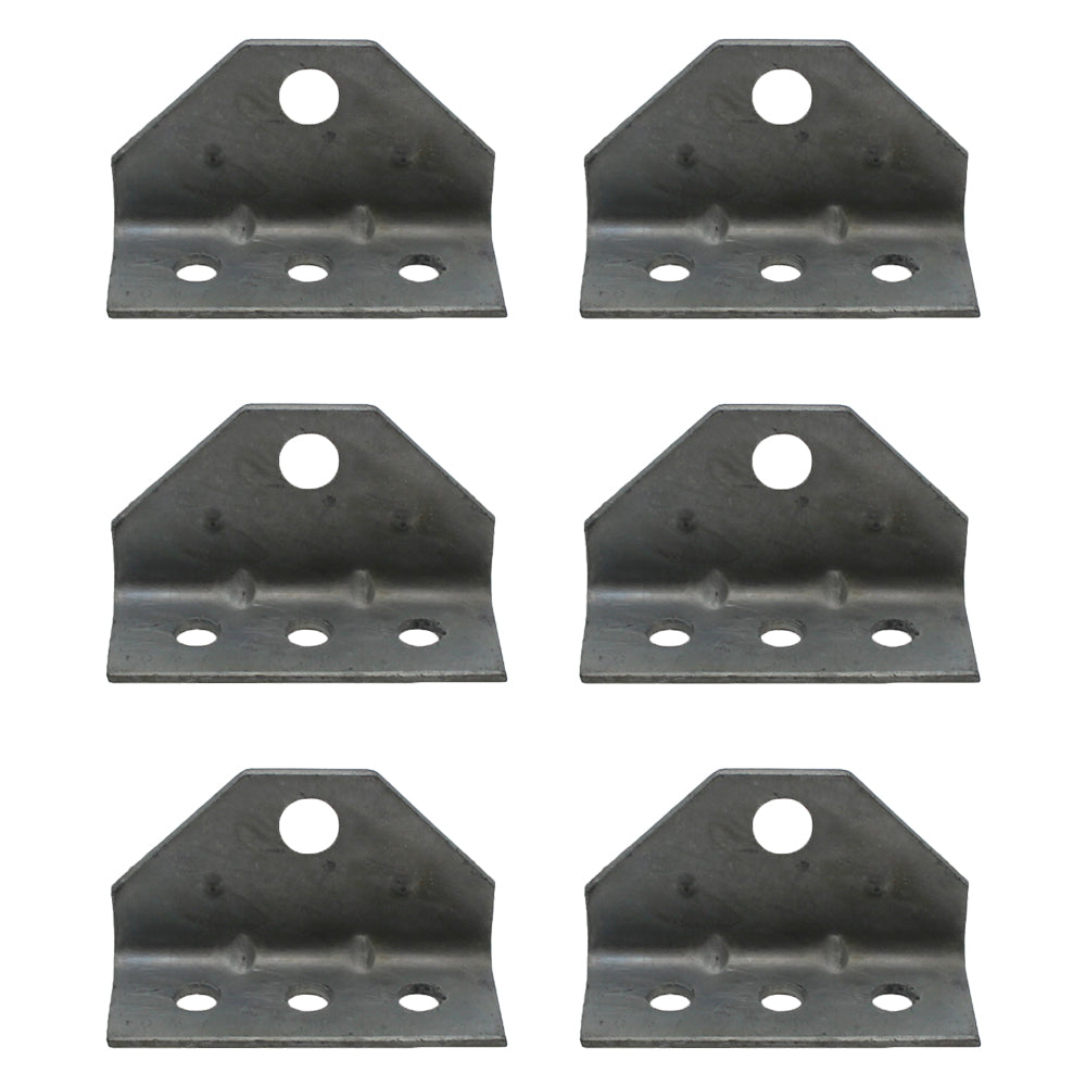 6 Top Angle Galvanized Swivel Top Angle Brackets for Bunk Brackets Boat Trailer