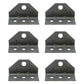 Set/6 Boat Trailer Top Angle Galvanized Swivel Top Angle Brackets Bunk Board