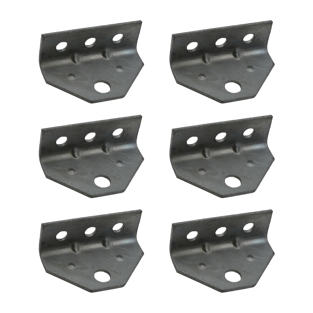 Set/6 Boat Trailer Top Angle Galvanized Swivel Top Angle Brackets Bunk Board