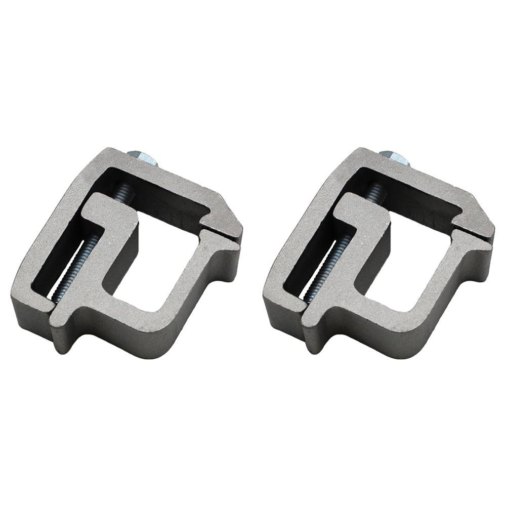 (2) Truck cap topper camper shell mounting clamps heavy duty TL-2002