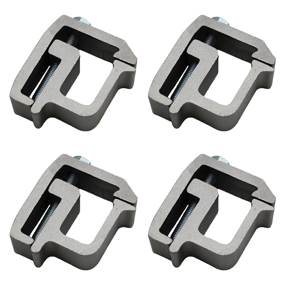 4 x Heavy Duty Aluminum Truck Cap Topper Camper Shell Mounting Clamps