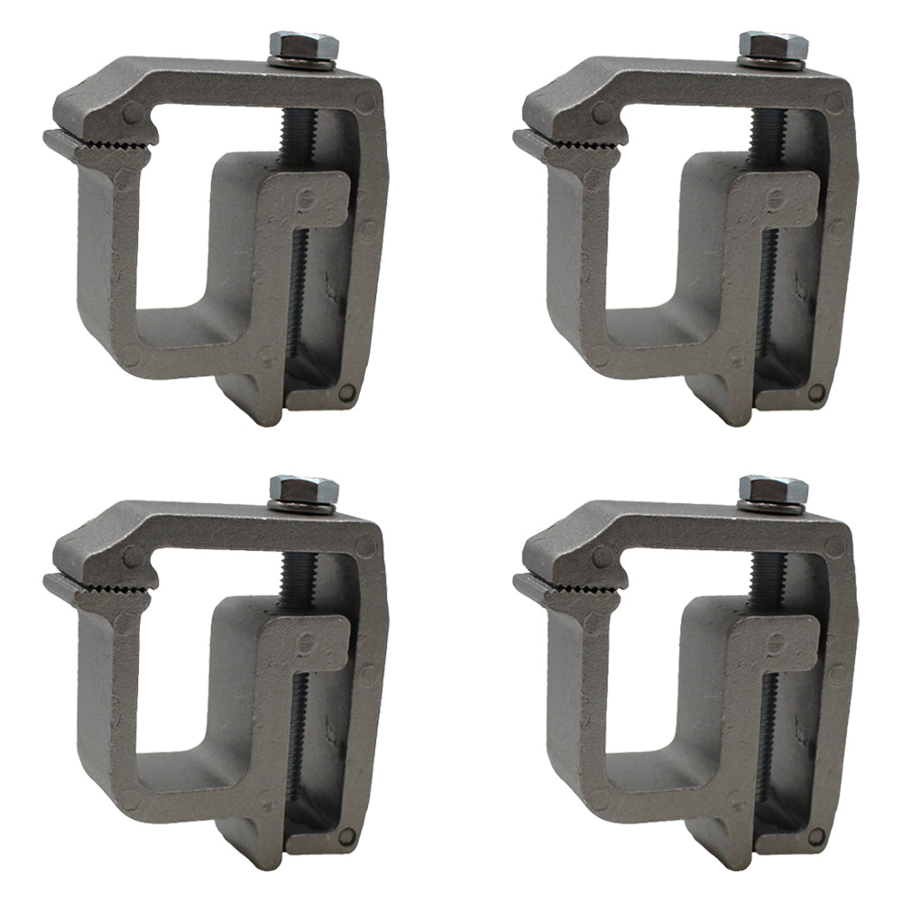 4 x Heavy Duty Aluminum Truck Cap Topper Camper Shell Mounting Clamps