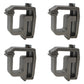 (4) Truck Cap Mounting Clamps Topper Camper Shell Fits Laventure OTK20-0291