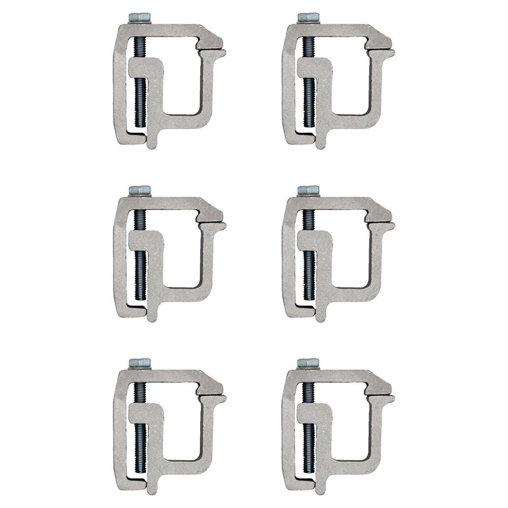 (6) Truck Cap Topper Camper Shell Mounting Clamps Heavy Duty TL-2002