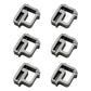 (6) Mounting Clamps Heavy Duty for Truck Cap Topper Camper Shell