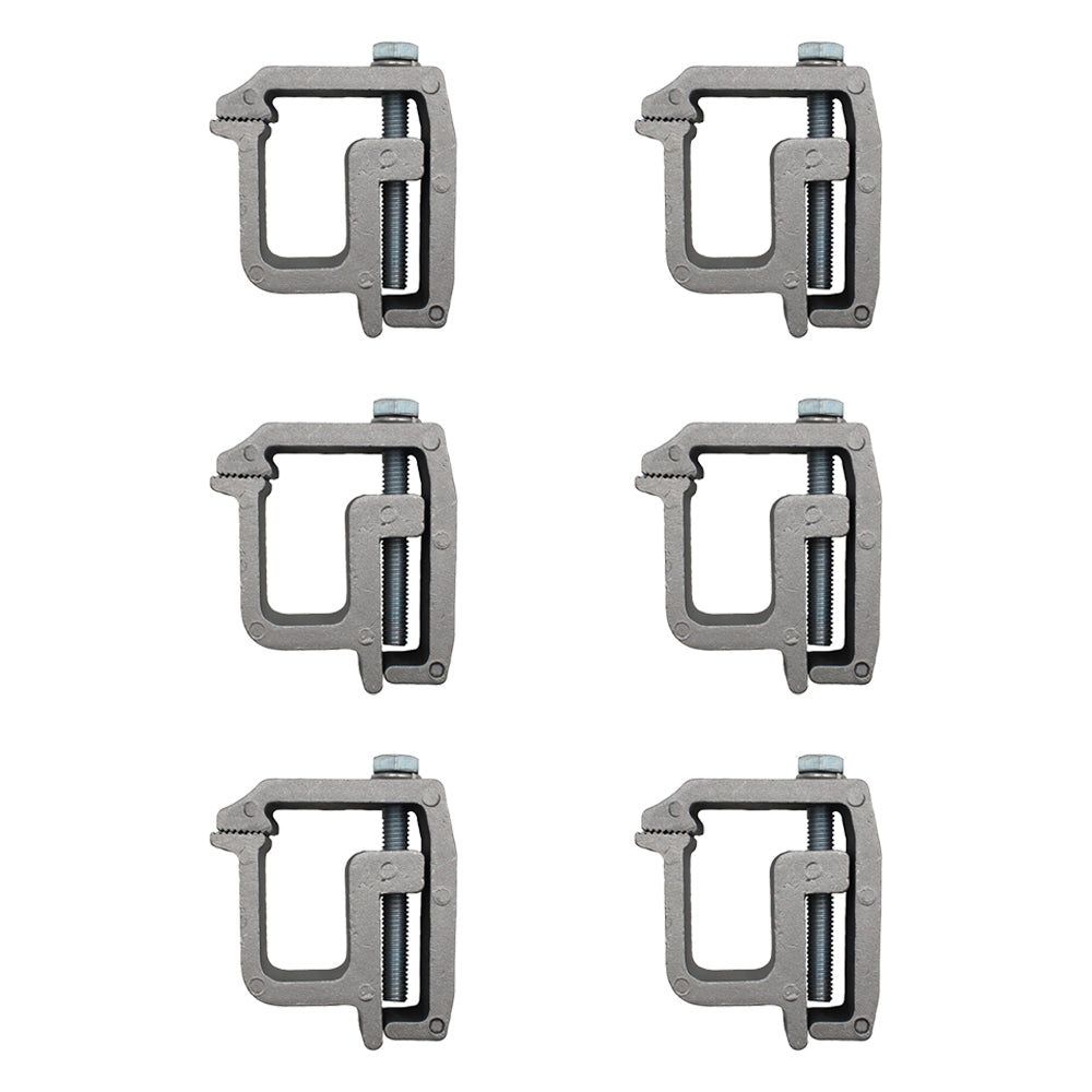(6) Truck Cap Topper Camper Shell Mounting Clamps Heavy Duty TL-2002