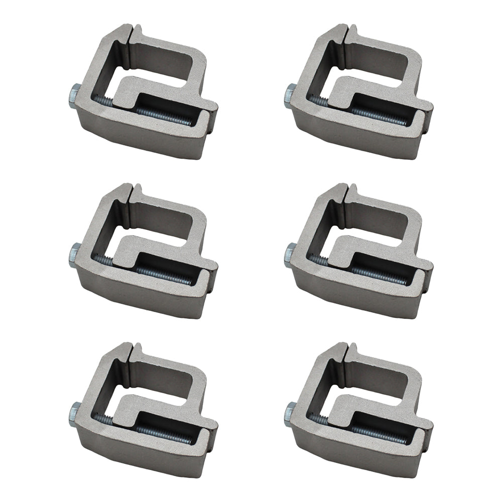 (6) Heavy Duty Mounting Clamps Truck Cap Topper Camper Shell TL-2002