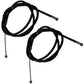 (2) Throttle Cables B1SB261 Fits Falcon Fits Heald Fits Motovox Fits Hensim