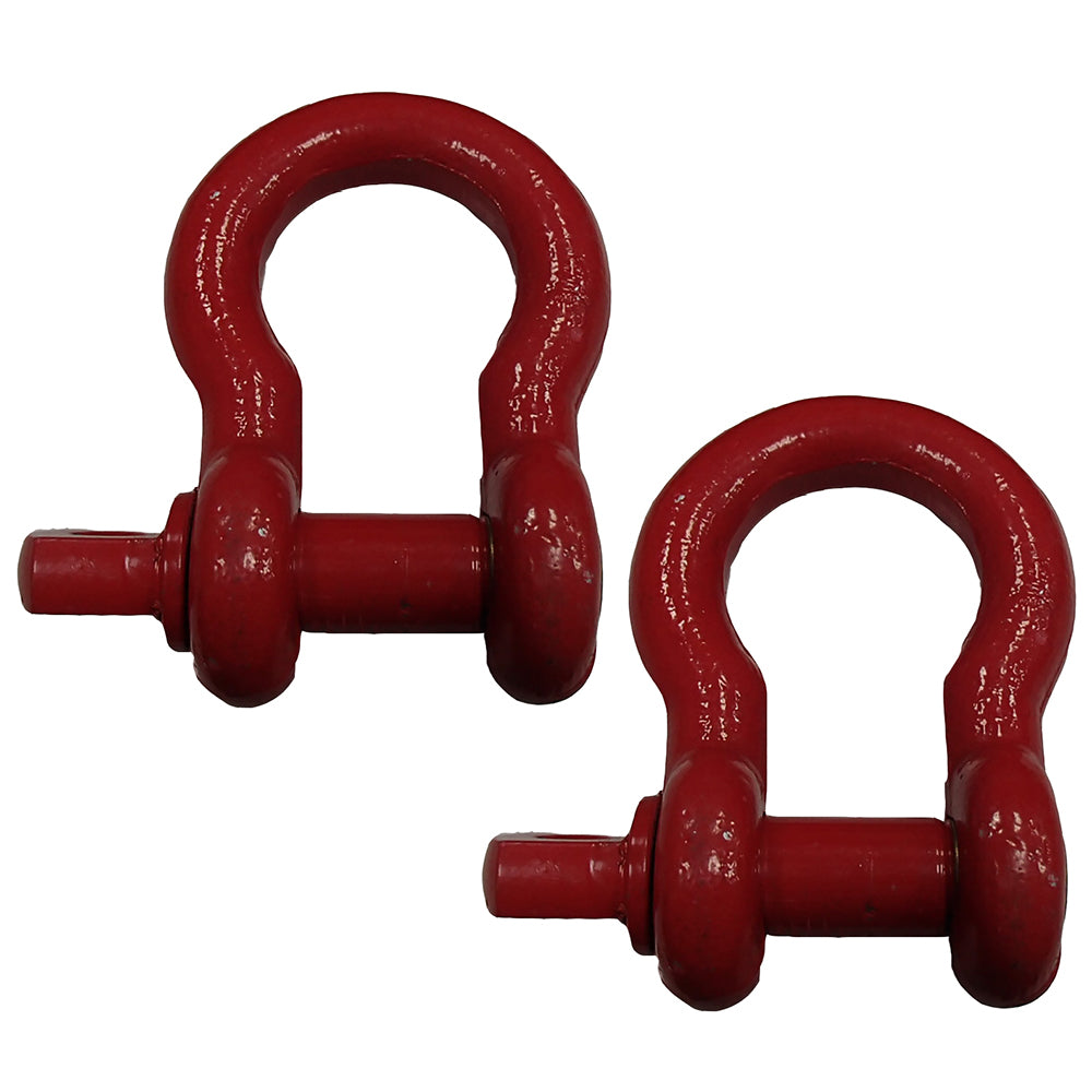 Qty 2: Red 3/4" Shackle
 Fits Universal Products Replaces 3-4RSHACKLE