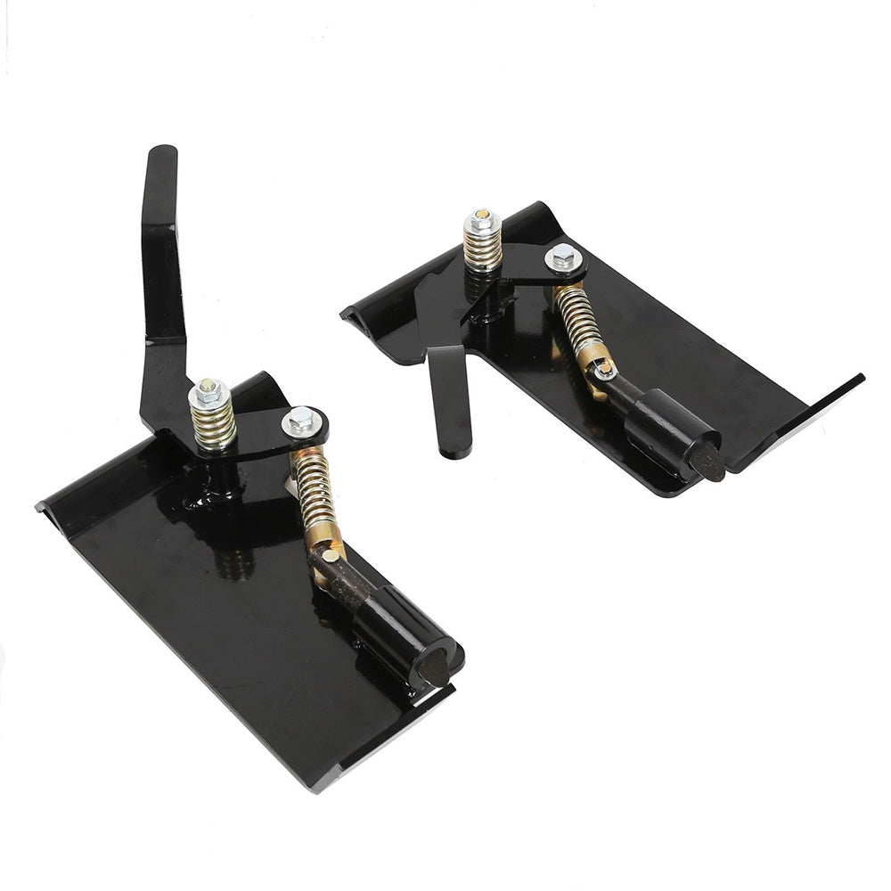 2X Weld On Skid Steer Quick Attach Conversion Adapter Quick Tach Latch Box