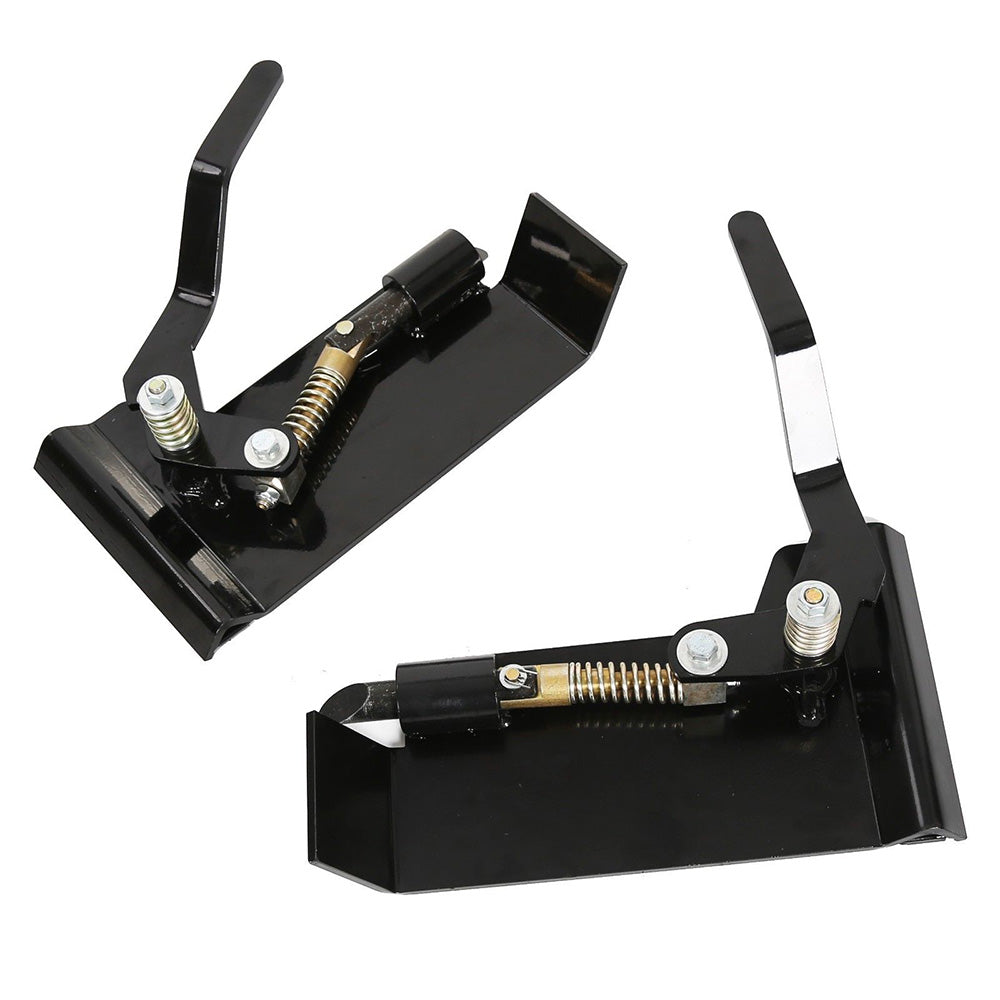 2X Weld On Skid Steer Quick Attach Conversion Adapter Quick Tach Latch Box