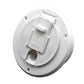 RV Camper Trailer Small Flip Up Power Cord / Cable Hatch / Cover - White